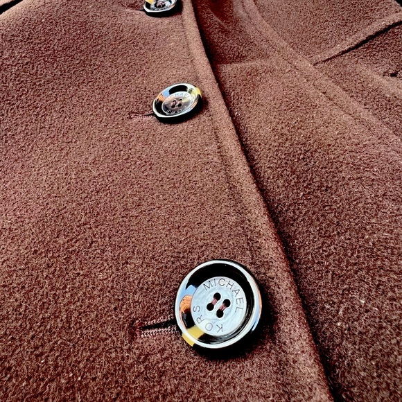 Michael Kors double breasted 100% wool pea coat. - Picture 6 of 13